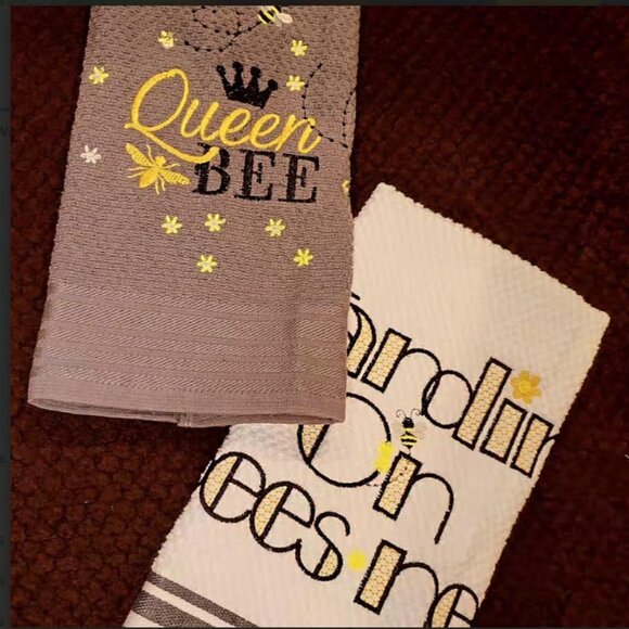 Custom Embroidered Kitchen Towel Set - Picture 1 of 3
